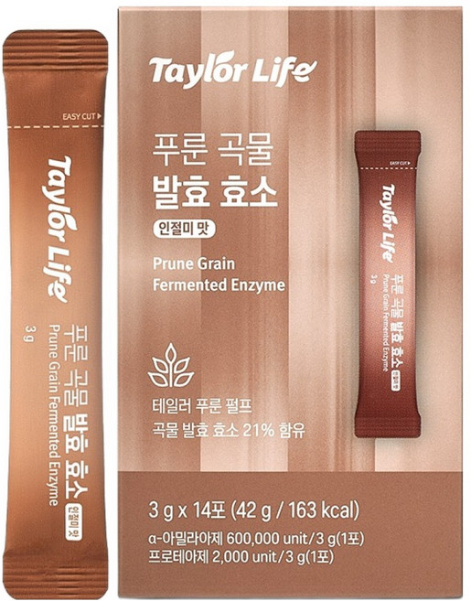 Taylor 西梅穀物發酵酵素 14p, 42g, 1個