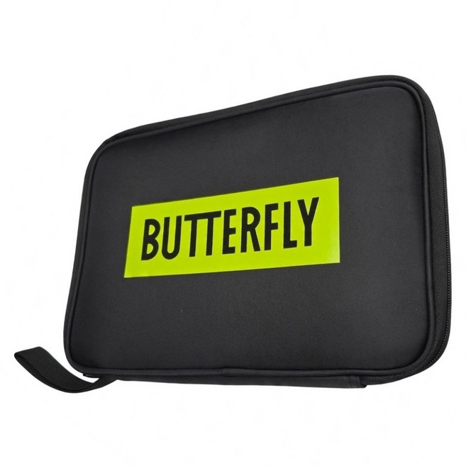 BUTTERFLY 方形桌球拍袋 BD CASE III, 萊姆綠, 1個