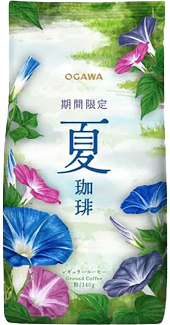OGAWA 小川珈琲 夏咖啡粉, 140g, 1個