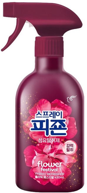 피죤 스프레이 시그니처 강력탈취 섬유탈취제 플라워페스티벌, 1개, 430ml