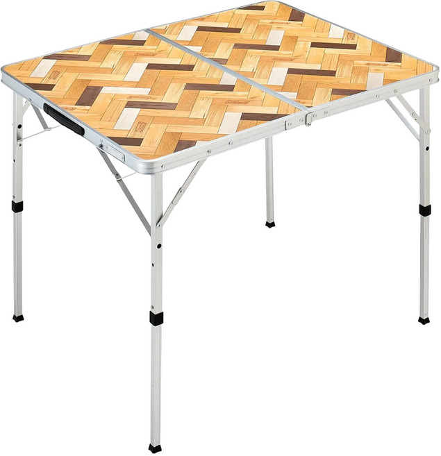 Coleman 自然拼圖高度可調桌 90cm 木紋 90 x 70 x 41/60/70cm