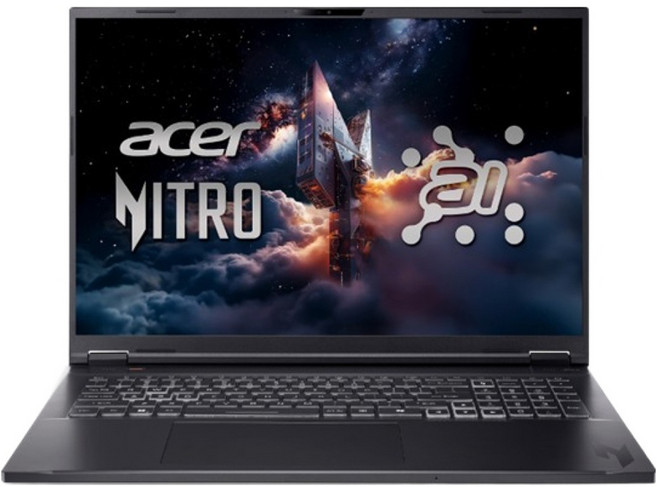 에이서 2025 니트로 18 라이젠 AI 라이젠 AI 300 시리즈 지포스 RTX 5071, 블랙, AN18-61-R4T1, 1TB, 16GB, WIN11 Home