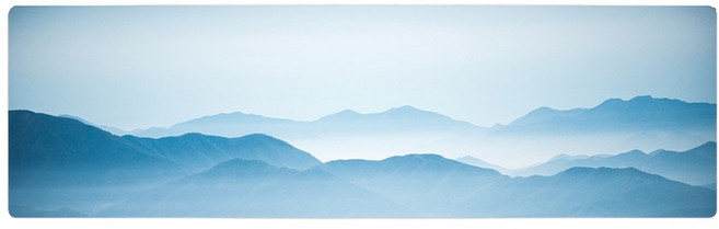 半島良品 輕回彈減壓皮革地墊 中款, 群山晨景, 1個