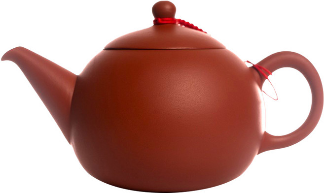 TEA&TEAPOT 陶說 大圓珠陶壺, 朱泥紅勾嘴, 1個, 300ml