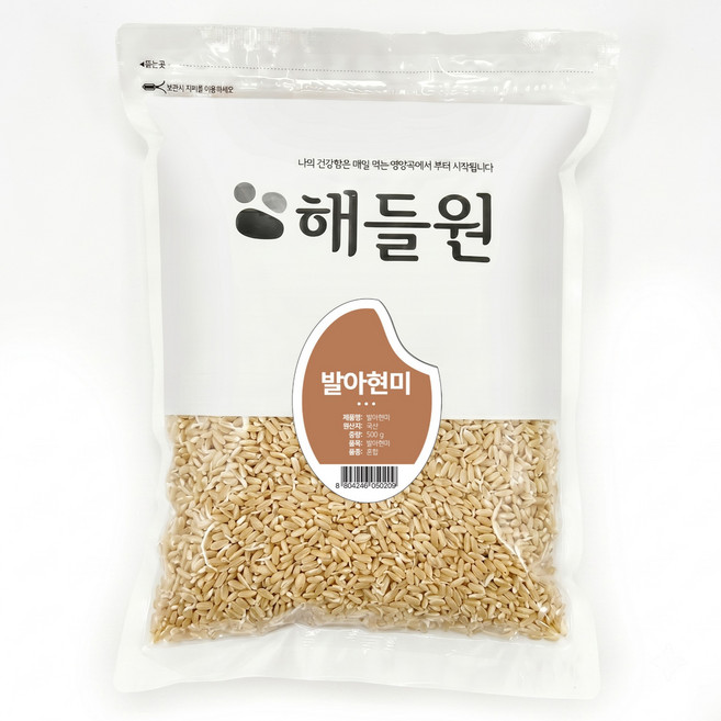 해들원 국내산 발아현미, 500g, 1개