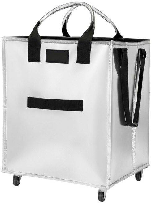 HONDONI HOME 多功能折疊帶輪拉車袋 V6-SL 40 x 30 x 50cm, 時尚銀, 1個