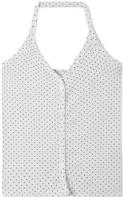 MIXXO 女款圓點繞頸鈕扣無袖上衣 RE HNG63MS_MIWHNG74QS