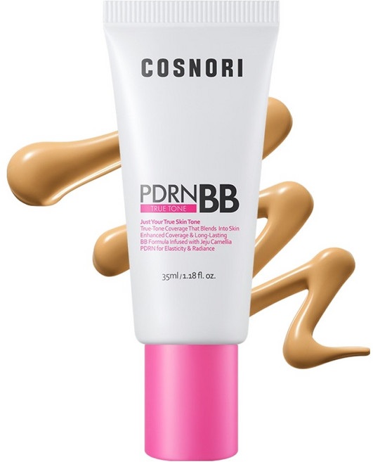 COSNORI True Tone PDRN BB霜 SPF50+, 25號 True 沙色, 1個, 35ml