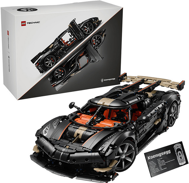 LEGO 42232 科技系列 Koenigsegg Sadair's Spear 巔峰超跑, 1個