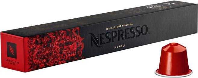NESPRESSO Ispirazione拿坡里咖啡膠囊, 5.7g, 10顆, 1盒