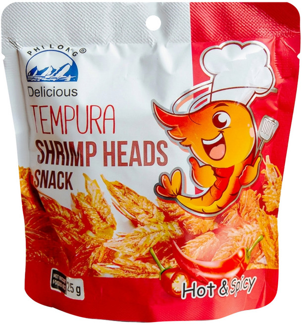 PHI LONG 蝦頭餅乾辣味, 25g, 1個