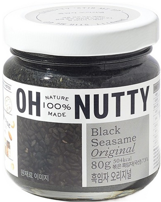 오넛티 국산 흑임자 스프레드, 80g, 1개