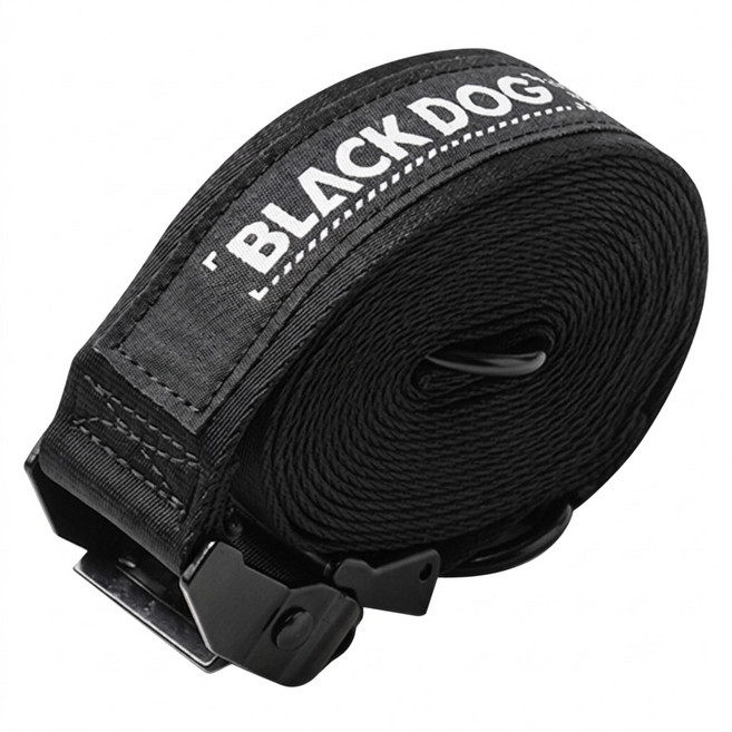 BLACK DOG 黑狗 戰術風繩帶, 黑色
