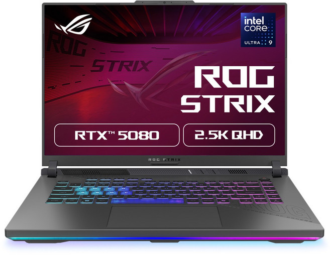 에이수스 2026 ROG 스트릭스 G16 코어Ultra9 인텔 14세대 지포스 RTX 5080, Eclipse Gray, G615LW-TS275, 1TB, 32GB, Free DOS