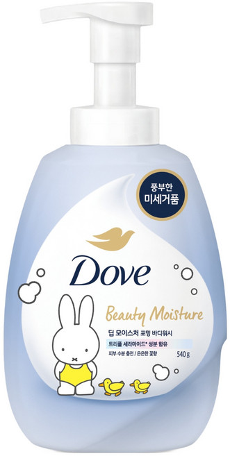 도브 Miffy 딥 모이스처 포밍 바디워시, 540g, 1개