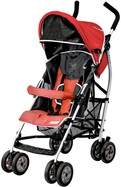 vivibaby 遊 新風尚 可躺歐式傘車/手推嬰幼兒車, 紅色