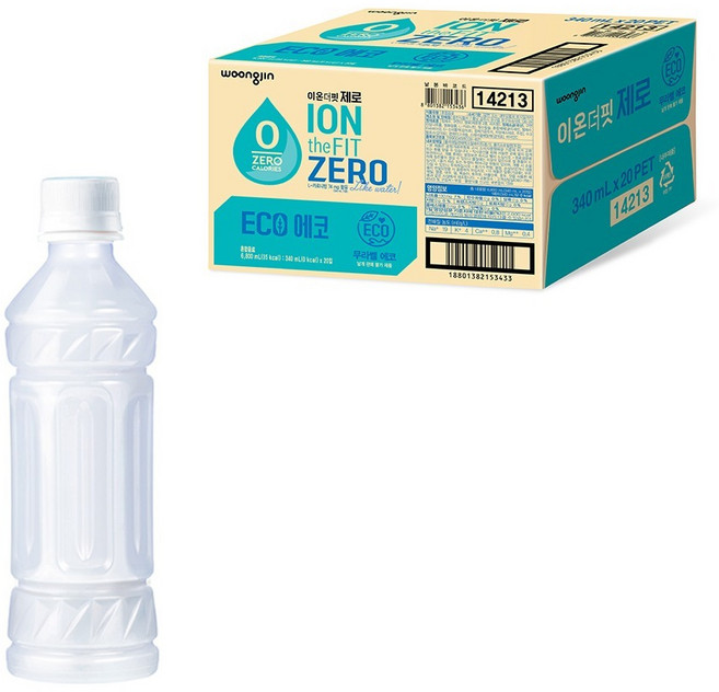 이온더핏 제로 무라벨, 20개, 340ml