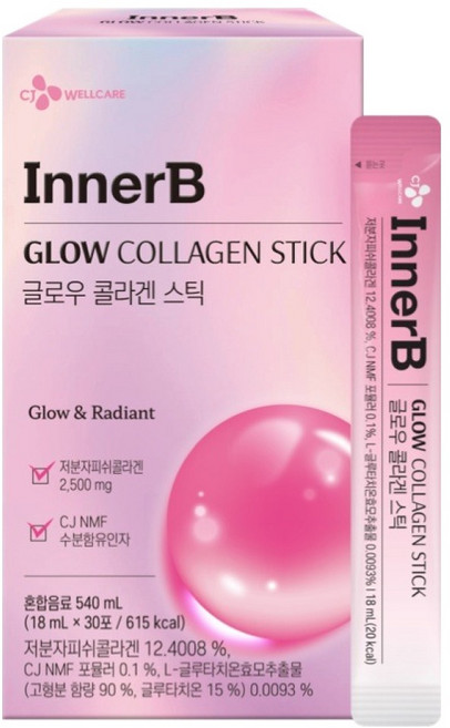 innerb 煥採膠原蛋白棒 30入, 18ml, 1個