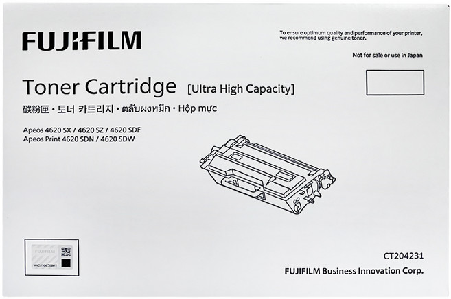 FUJIFILM 富士 原廠超高容量碳粉匣 18K CT204231 AP4620/A4620適用, 黑色, 1個