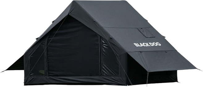 BLACK DOG 黑狗 月空6.3 牛津布充氣帳篷 PRO款, 夜幕黑, 3~4人