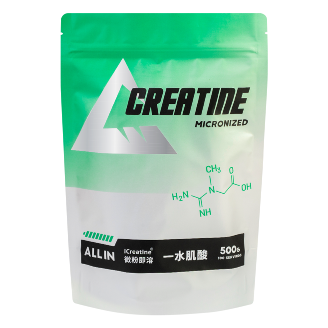 ALL IN 一水肌酸 無調味, 500g, 1個