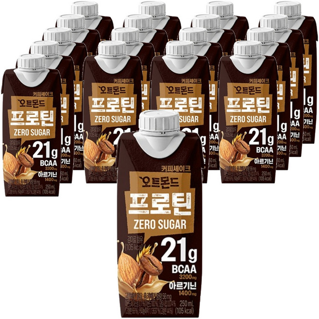 오트몬드 프로틴 커피셰이크, 18개, 250ml