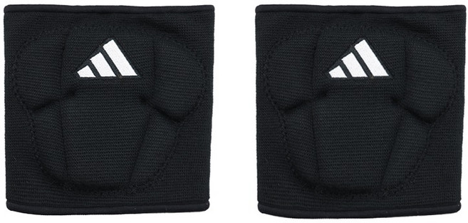 adidas 愛迪達 排球護膝 IW1504 2入, 黑色, 1個