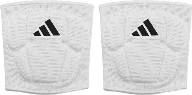 adidas 愛迪達 排球護膝 IW1503 2入, 白色, 1個