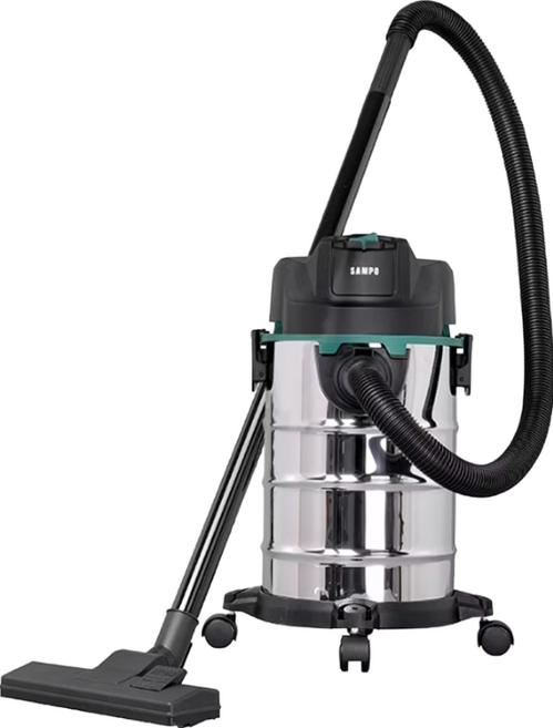 SAMPO 聲寶 旋風乾濕兩用吸塵器, 銀色, EC-W25171TL