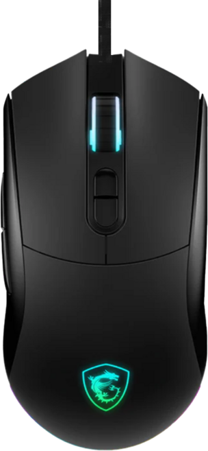 MSI 微星 FORGE GM320 電競有線滑鼠, 黑色, MSI1164