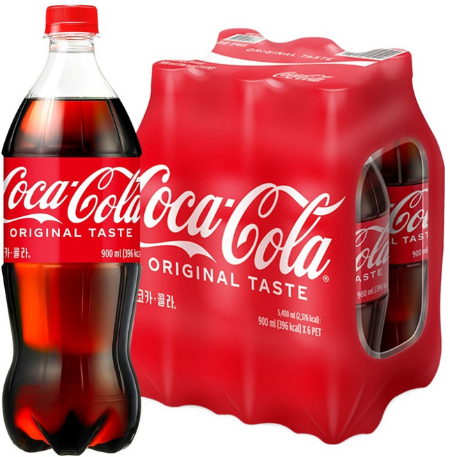 코카콜라 오리지널, 900ml, 6개