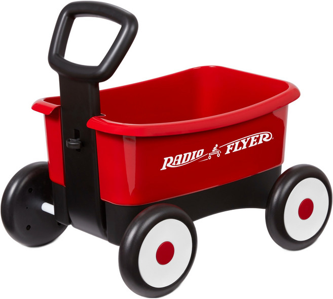 RADIO FLYER 嬰幼兒學步玩具推車, 紅色, 1個