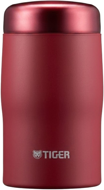 TIGER 虎牌 旋蓋式保溫保冷杯 日本製 MJF-A024, 深胭脂紅 RF, 1個, 240ml