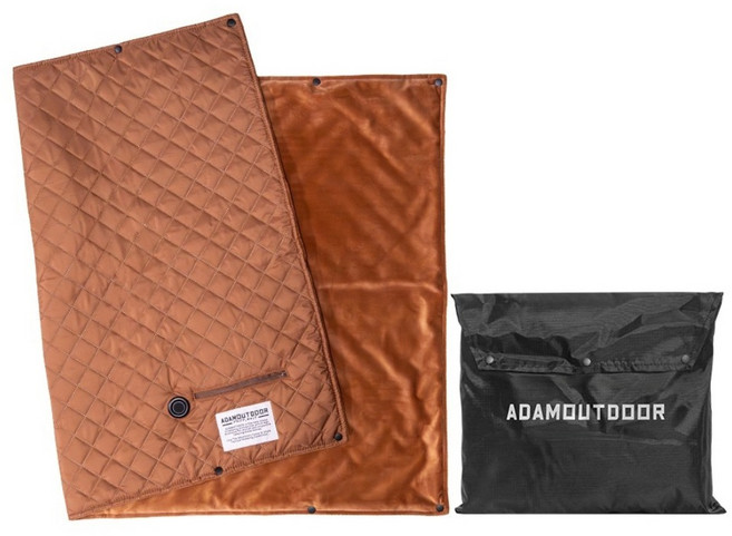 ADAMOUTDOOR 戶外USB急速加熱暖心毯 附收納袋, 沙漠色