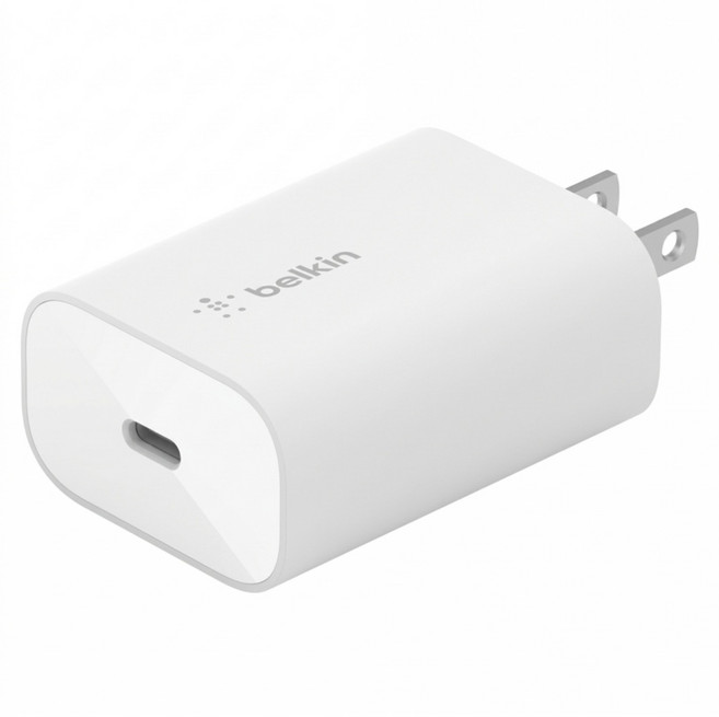 belkin 貝爾金 USB-C PD 3.0 PPS 25W 充電器 WCA004dqWH, 白色, 1個