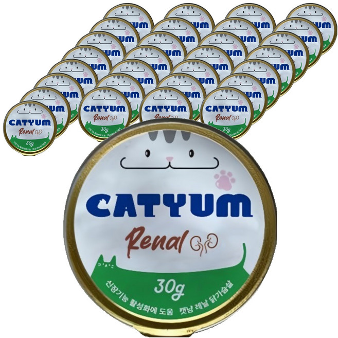 베러펫 고양이 레날 신장 캔, 닭, 30g, 36개