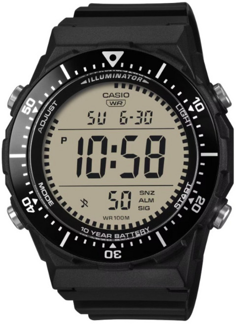 CASIO 卡西歐 LED大錶面旋轉錶圈數位電子錶 AE-1700H-1AVDF