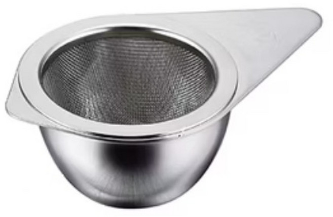 SALUS 佐藤金屬 LEAF 濾茶器 日本製 不鏽鋼 茶具 泡茶 1個 M(108 x 67 x 35mm)