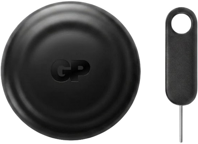GP Batteries 超霸 eTag 無線追蹤器, 黑色, 1個