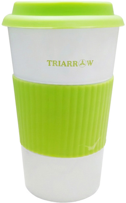 TRIARROW 三箭牌 經典不鏽鋼環保杯 MICF-500, 綠色, 1個, 500ml