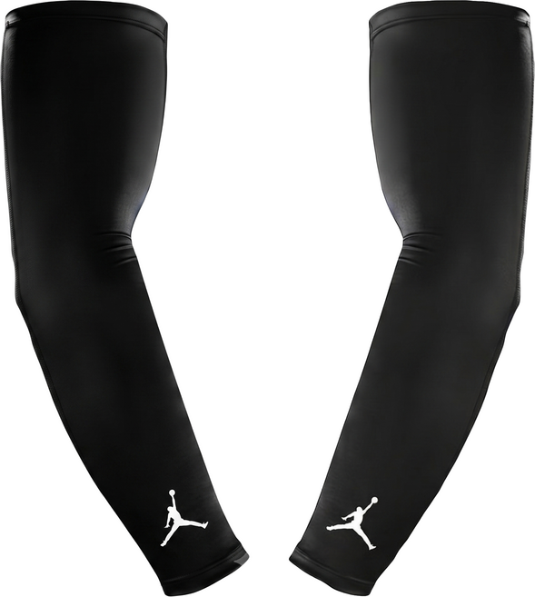 NIKE 耐吉 JORDAN 喬丹 DRI-FIT臂套 JKS04010LX 1雙, 黑色, 1套