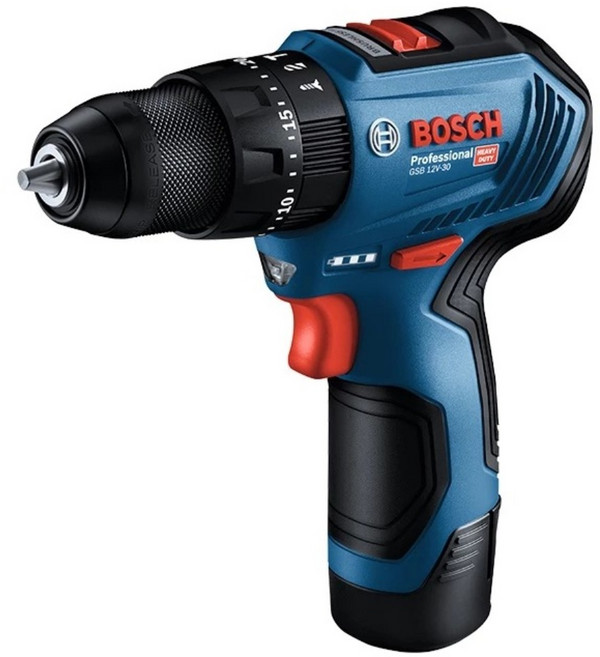 BOSCH 博世 12V 鋰電免碳刷震動電鑽 單機 GSB 12V-30, 1個