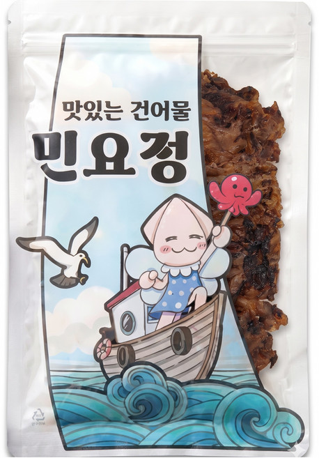 민요정 구운 오징어다리 숏다리, 1개, 200g