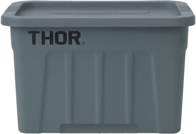 THOR 收納箱 22L, 灰色, 1個, 1層