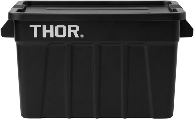 THOR 收納箱 75L, 黑色, 1個, 1層