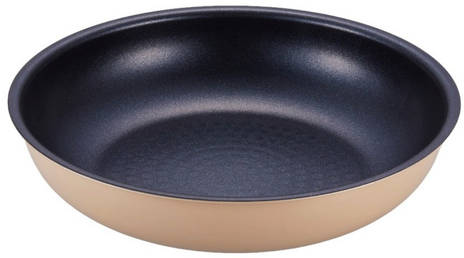 TAKEHARA 竹原製缶 和樂亭 日本製 可拆式IH平底鍋 26cm, 米色, 1個