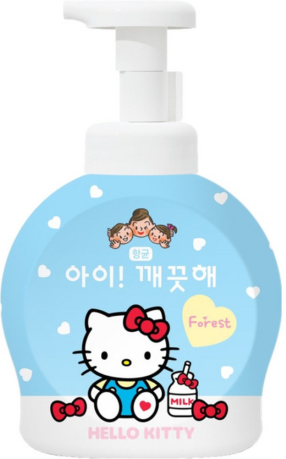 4위 - 아이깨끗해 헬로키티 핸드워시 숲속산책, 490ml, 1개