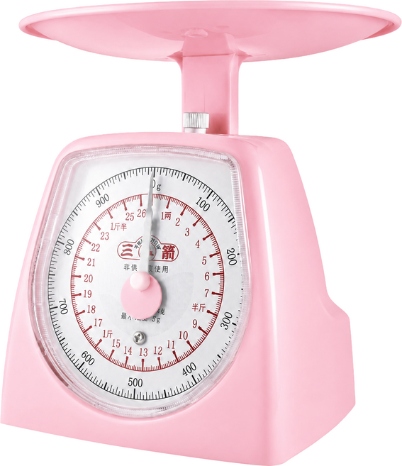 TRIARROW 三箭牌 料理秤, 粉色, HI-105, 1kg