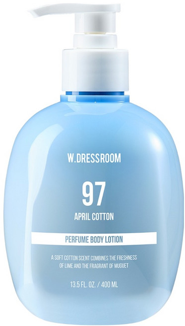 더블유드레스룸 퍼퓸 바디로션 No 97 에이프릴코튼, 1개, 400ml