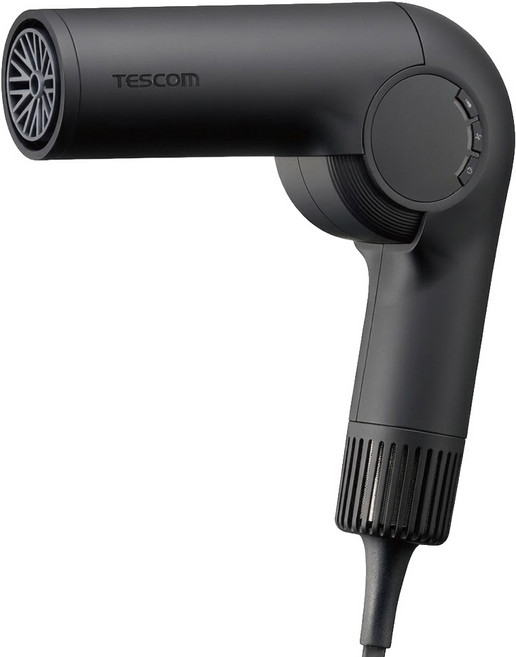 TESCOm 自動變壓摺疊修護離子吹風機, 黑色, TD860TW